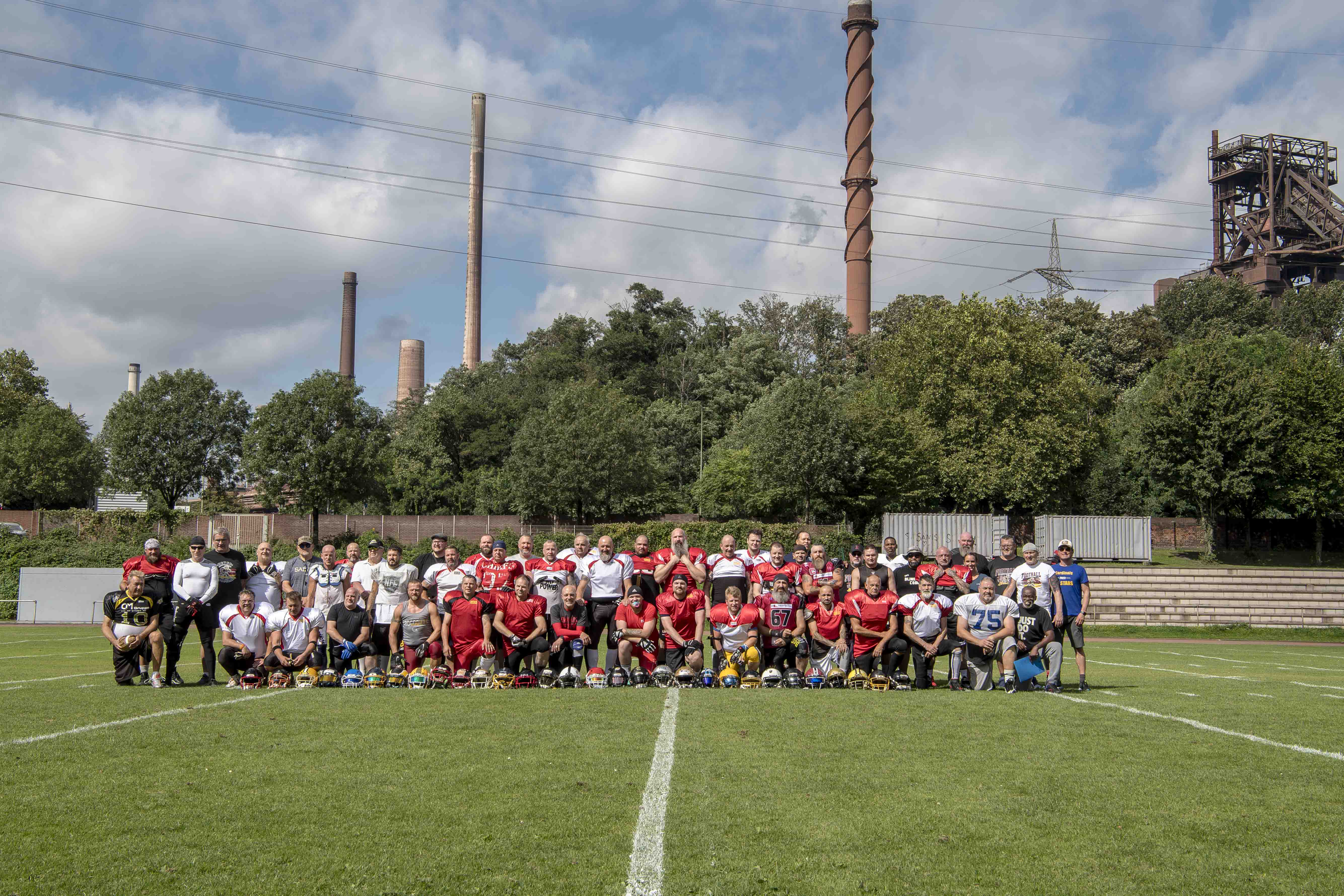 Camp der Germany Old Stars zur Vorbereitung auf den Klaus Hein Bowl in besonderer Kulisse (Foto: Oliver Jungnitsch)